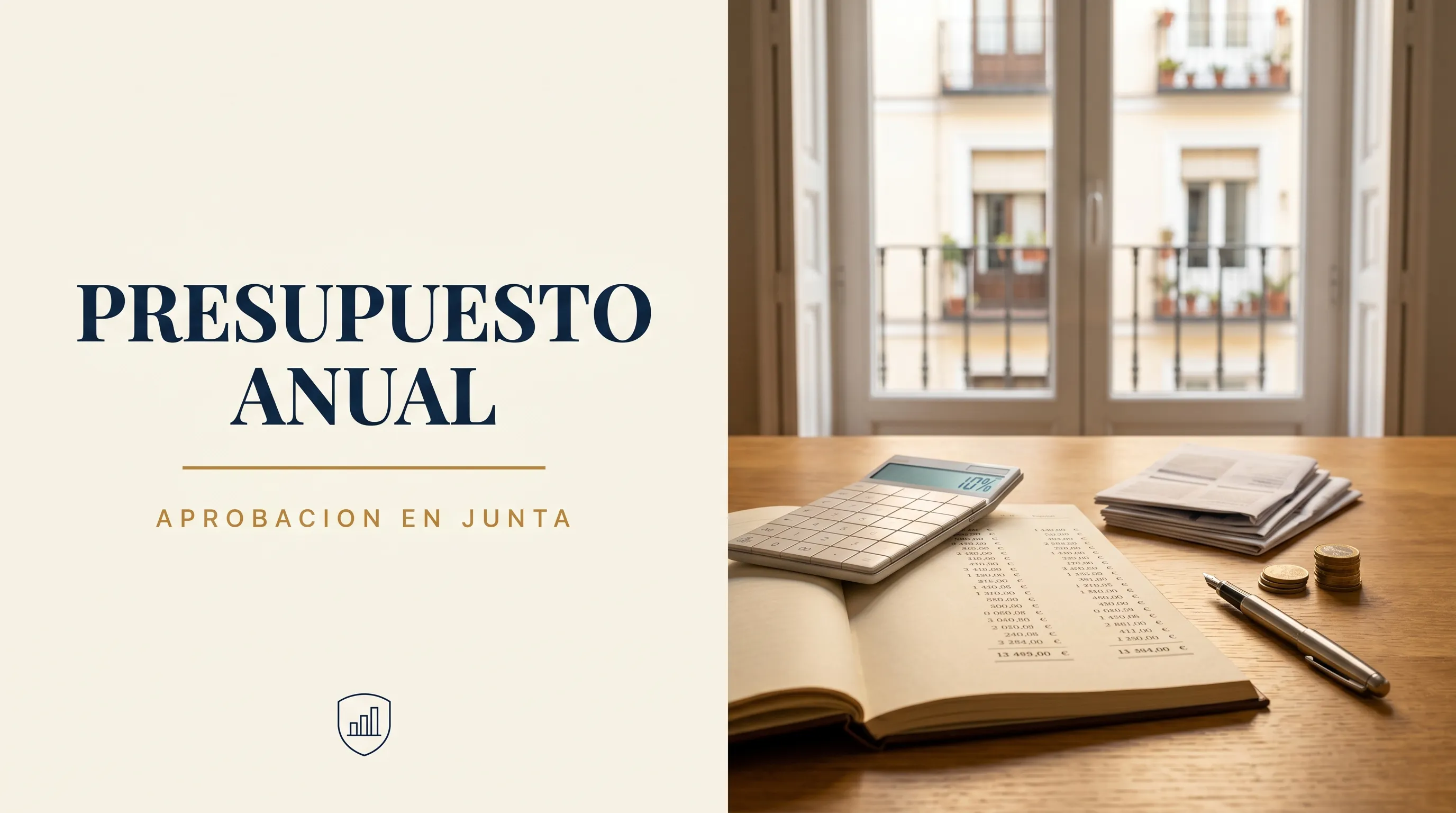 Aprobación del presupuesto y las cuentas anuales en la junta de una comunidad de vecinos